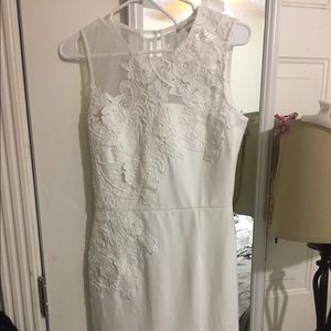 White Formal Dress Size Medium